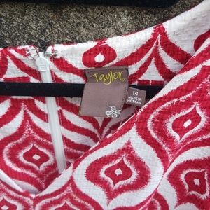 Taylor Dresses - Taylor flaired red and white dress Taylor Dresses - Taylor flaired red and white dress